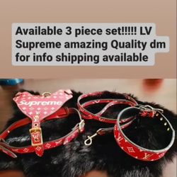 Leather Harness Sets 3 Pcs Set LV 