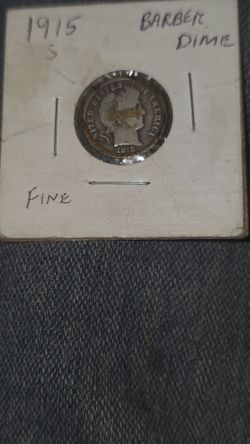 1915 s Barber Dime...Key Date& Mint