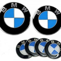 BMW 6piece emblem set