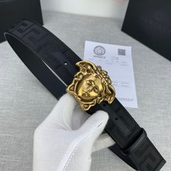 Versace Men’s Belt With Box 2025 New 