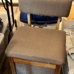 Vintage Sewing Chair With Storage