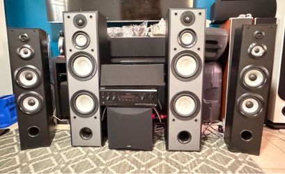 COMPLETE SYSTEM Sony STR-DA2400ES  7.1-channel, 700-watt 2 YAMAHA Speakers 2 SONY 1YAMAHA CENTER 1 SUBWOOFER YAMAHA