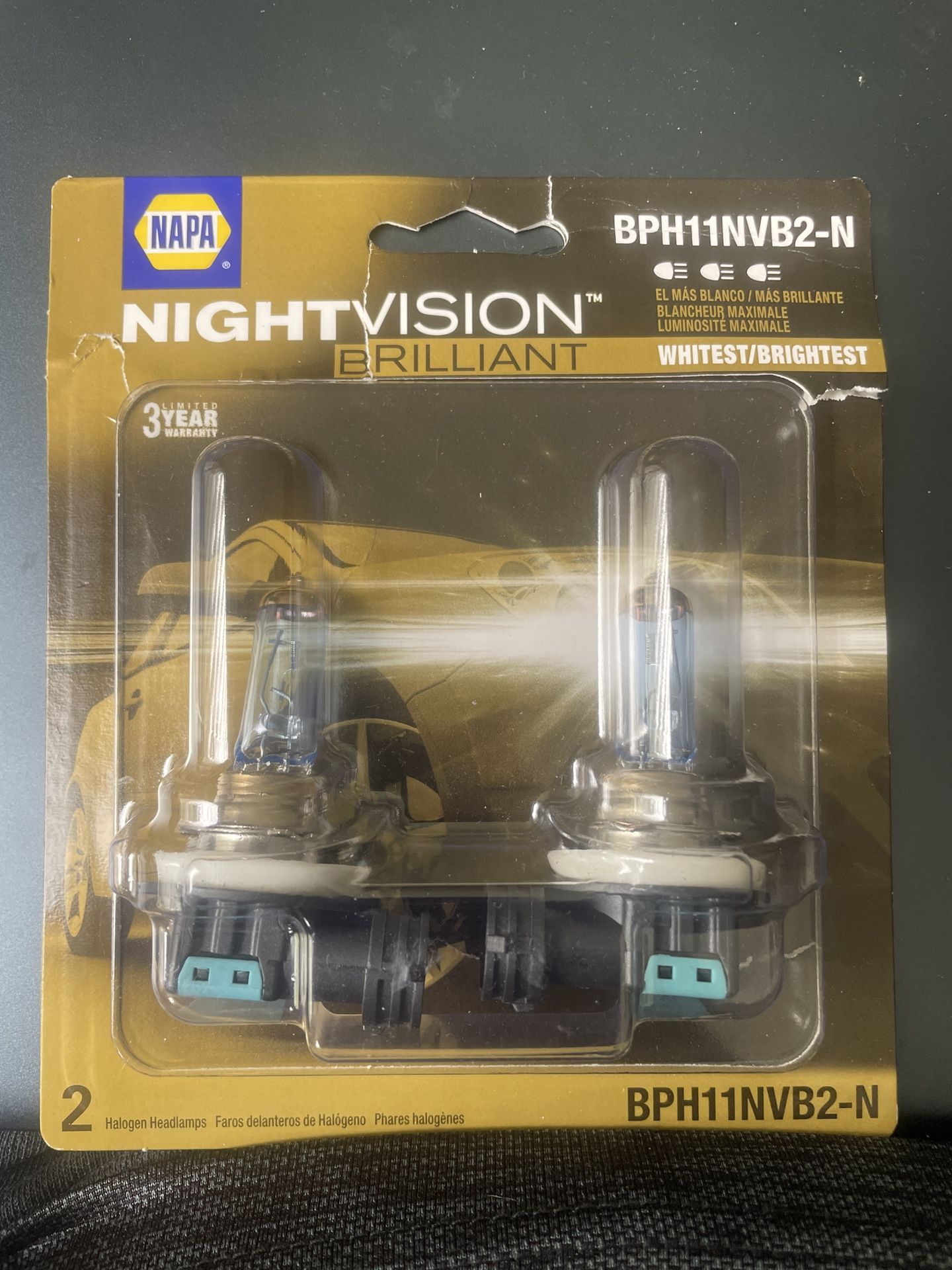 headlight bulbs H11 - low beam lights