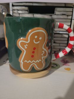 Starbucks Gingerbread Man Ceramic Mug