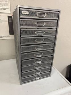 Metal Mesh Desktop Organizer