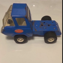 Tonka Midsize Truck Blue Semi Cab