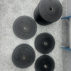 Homegrown Olympic Rubber Bumper Weight Plates