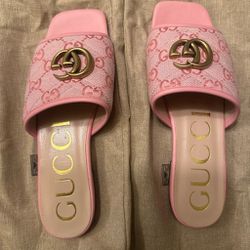 Gucci GG plaque Slides Women’s Size 36