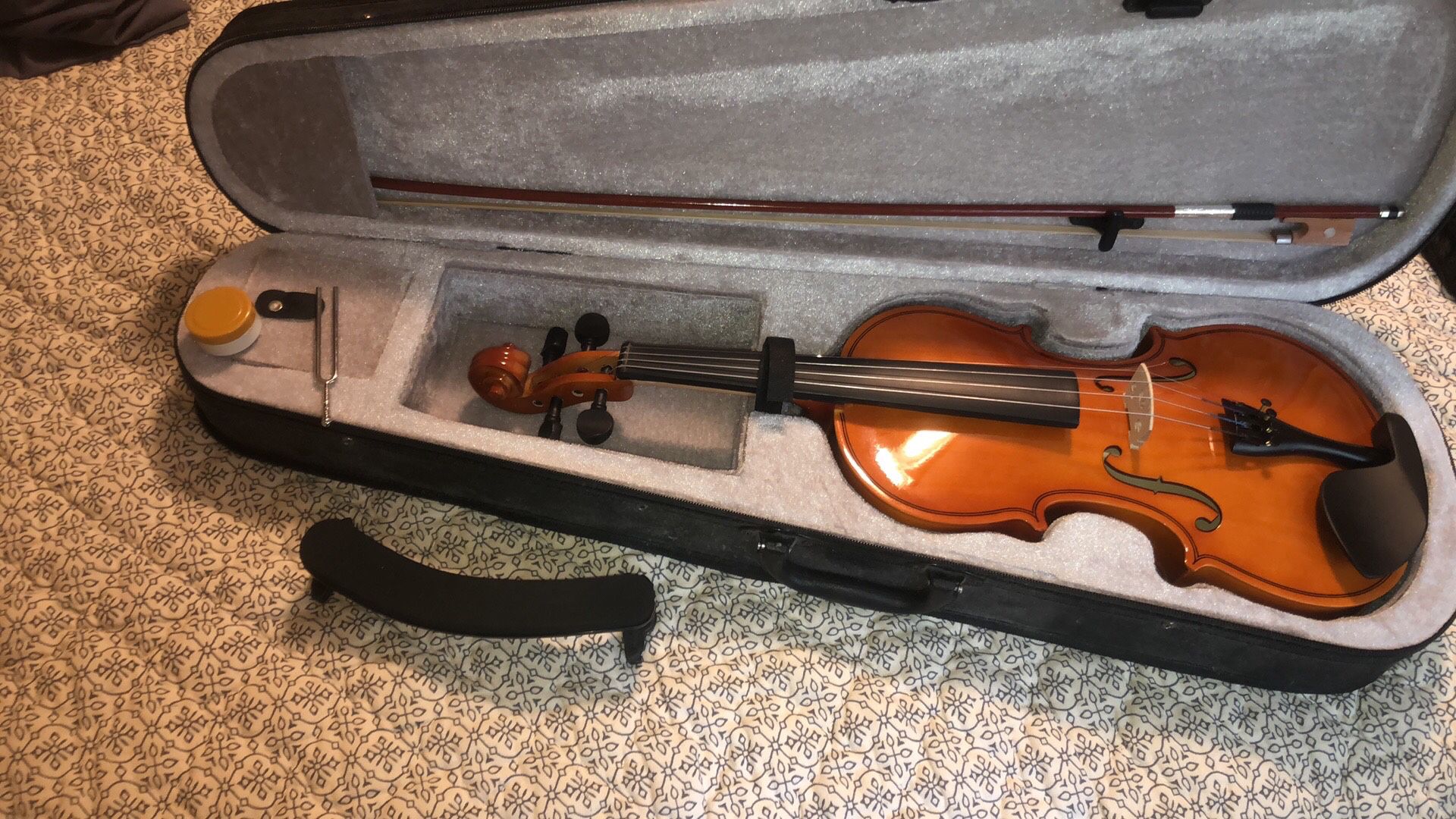 Full size (4/4) violin with case and all accessories