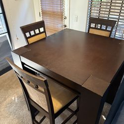 Dining Table And Chairs Bar Height