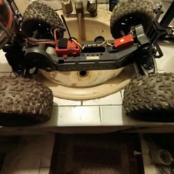 Two Hobby Grade Remote Control Cars One Four Wheel Drive The Other Two Wheel Drive