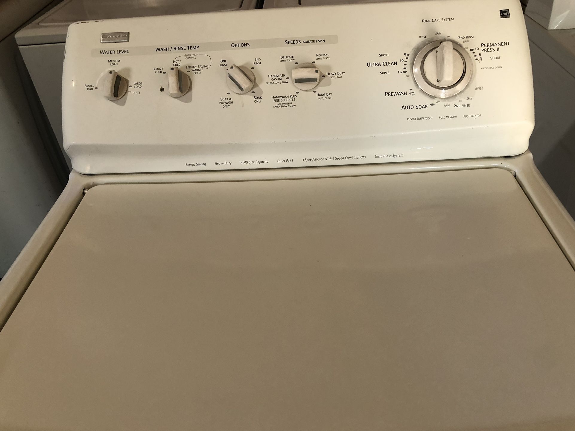 Kenmore transmission washer ///Lavadora De Transmisión Kenmore