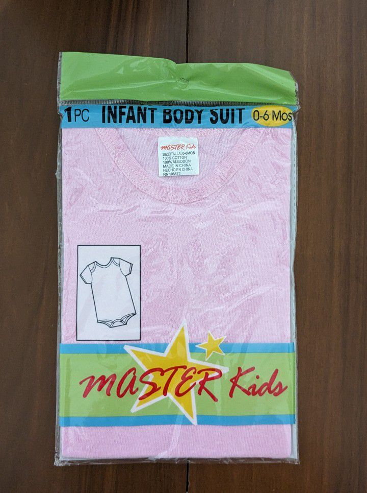Master Kids Infant Bodysuit (Onesie), 0-6 Months