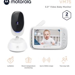 Brand New sealed Motorola Nursery No WiFi Video Baby Monitor with Camera