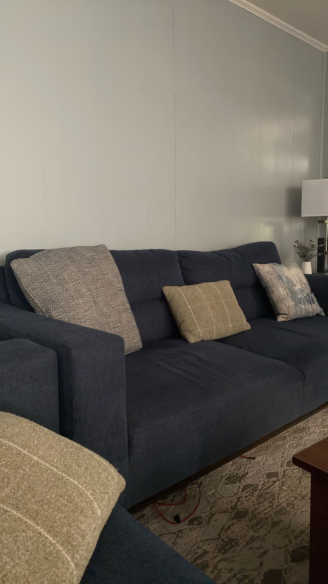 2 Blue Couches