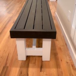 Custom  Wood Bench 