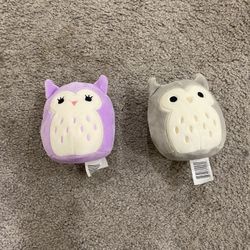 Squishmallow Owls Holly & Hoot