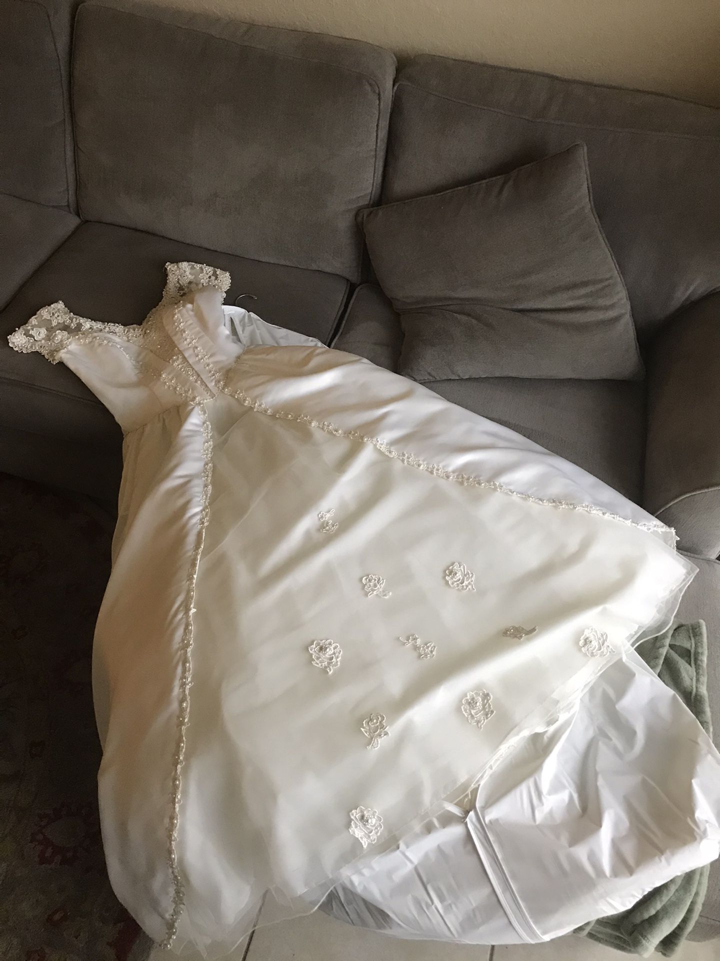 Vintage custom wedding dress