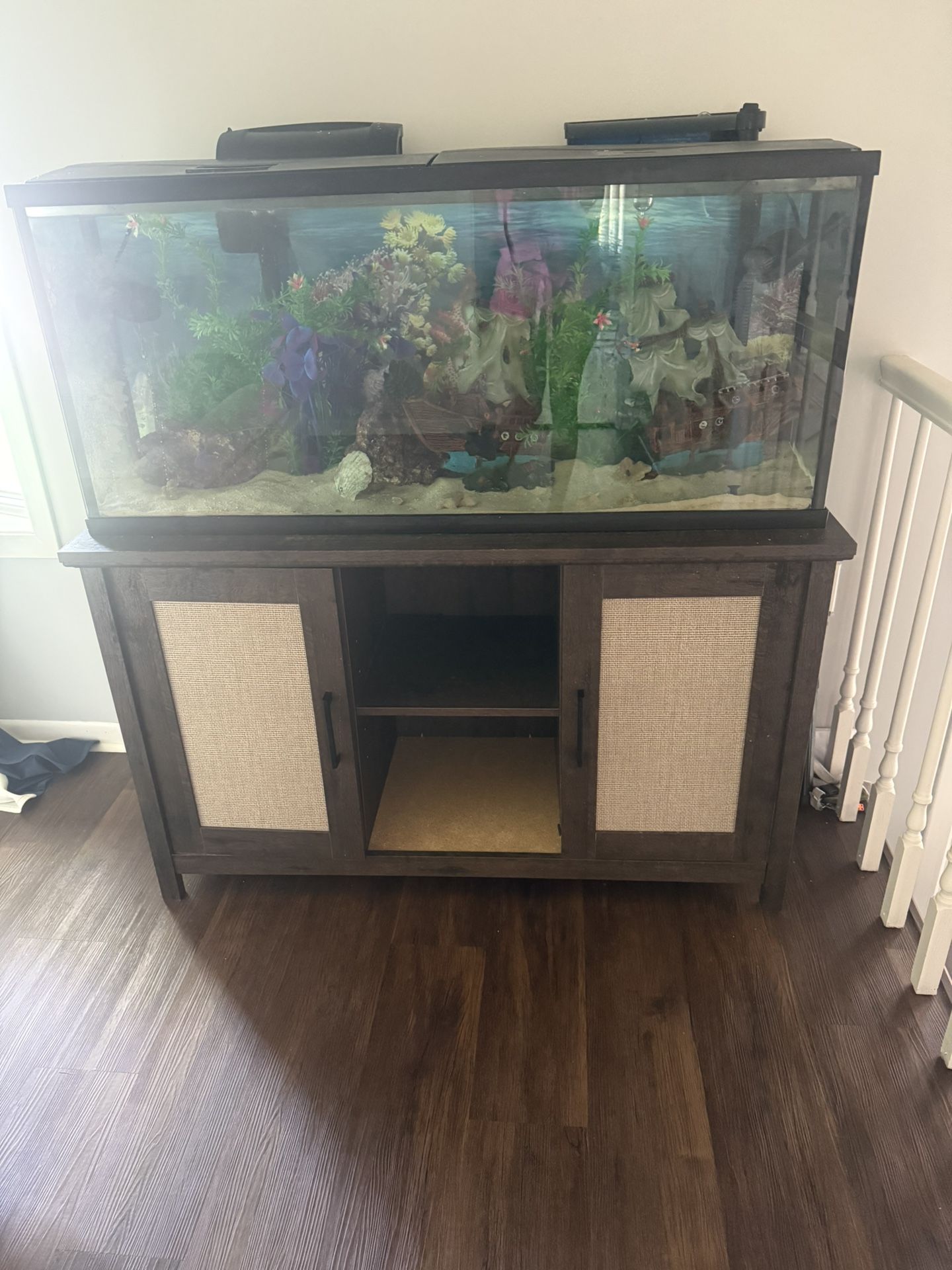 55 Gallon Fish Tank W/Stand