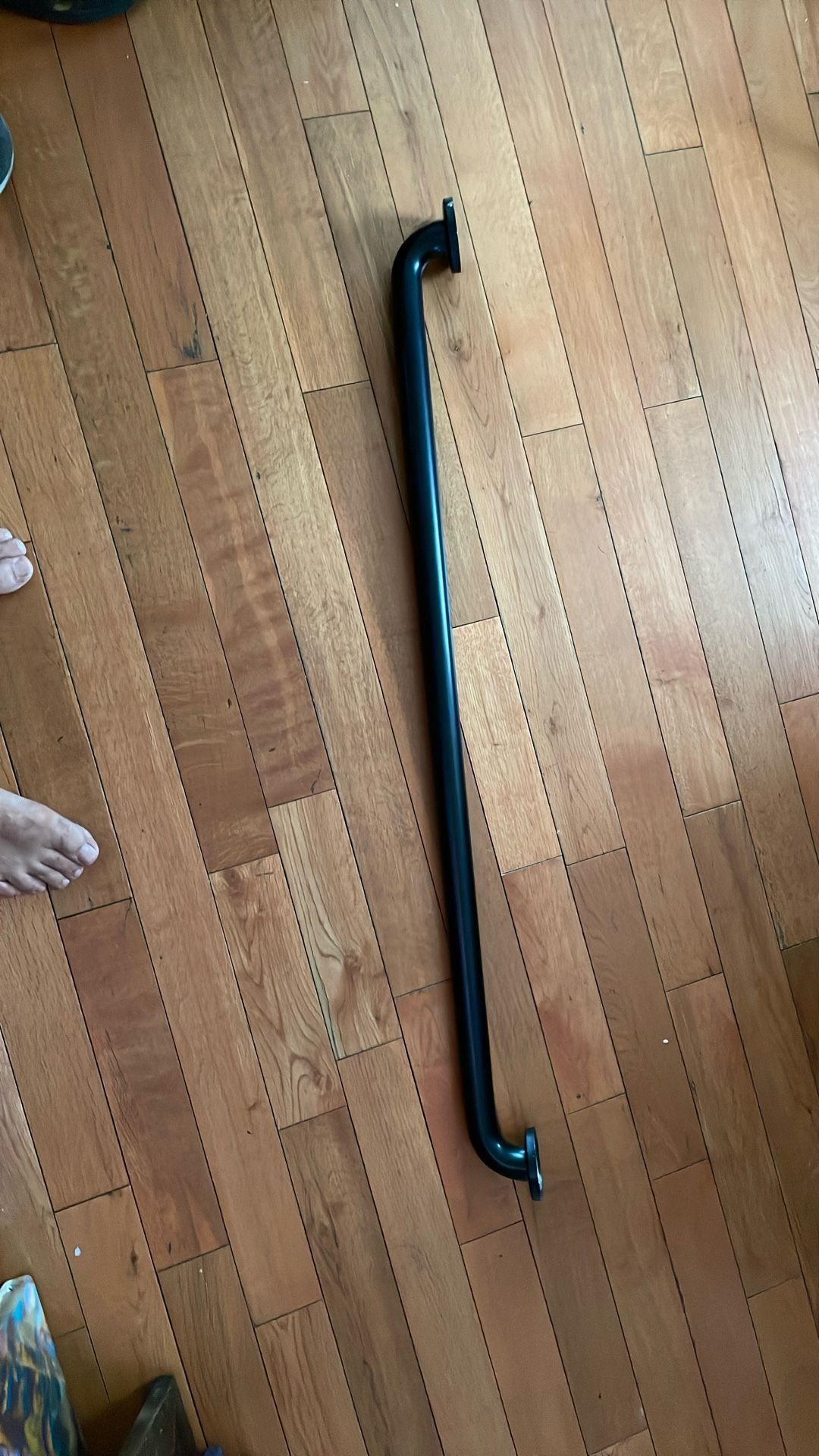 Heavy Duty 4ft Handrail Pole Black