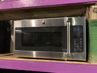 New GE Café stainless steel over the range microwave
