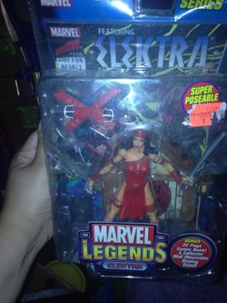 Electra action figure plus comic