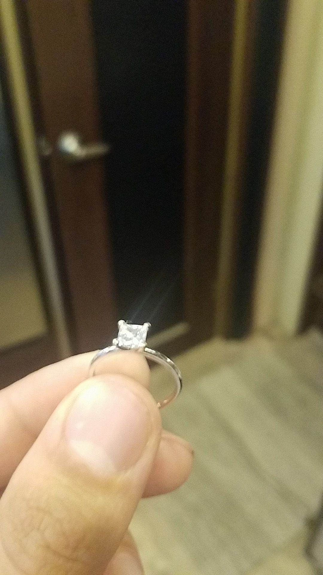 Princess cut Engagement Ring