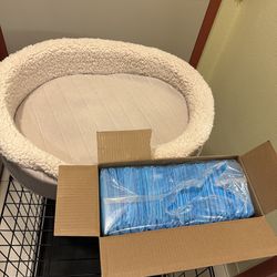Dog Bed And Cage