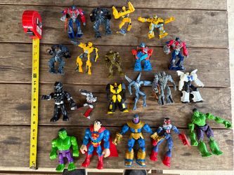 Super heros &  Transformers action figures