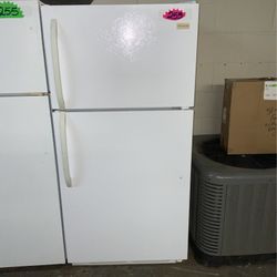 White Frigidaire Standard Refrigerator 