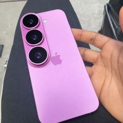 iPhone 16 Pink Back Glass For Cracked Screen Replacement 15 Pro Max Housing 13 Pro Frame