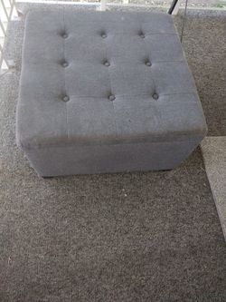 Grey Ottoman