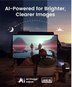 NEBULA Mars 3 Outdoor Portable Projector, 1000 ANSI Lumens