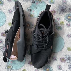 Black And Rose Gold Puma Sneakers
