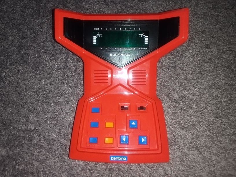 Bambino Electronic Handheld Vintage Basketball Game Tested and Working See Pics