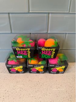 Needoh Groovy Fruit & more BRAND NEW authentic
