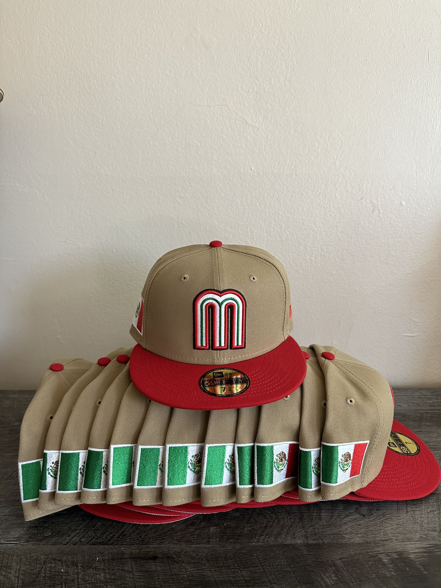 WBC 2023 Mexico New Era hat World Baseball Classic Limited Edition Khaki 7  1/2 for Sale in Bloomfield Hills, MI - OfferUp