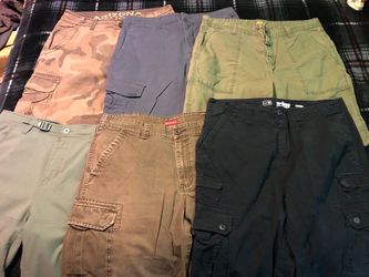 Men’s Shorts Size 34, six pair