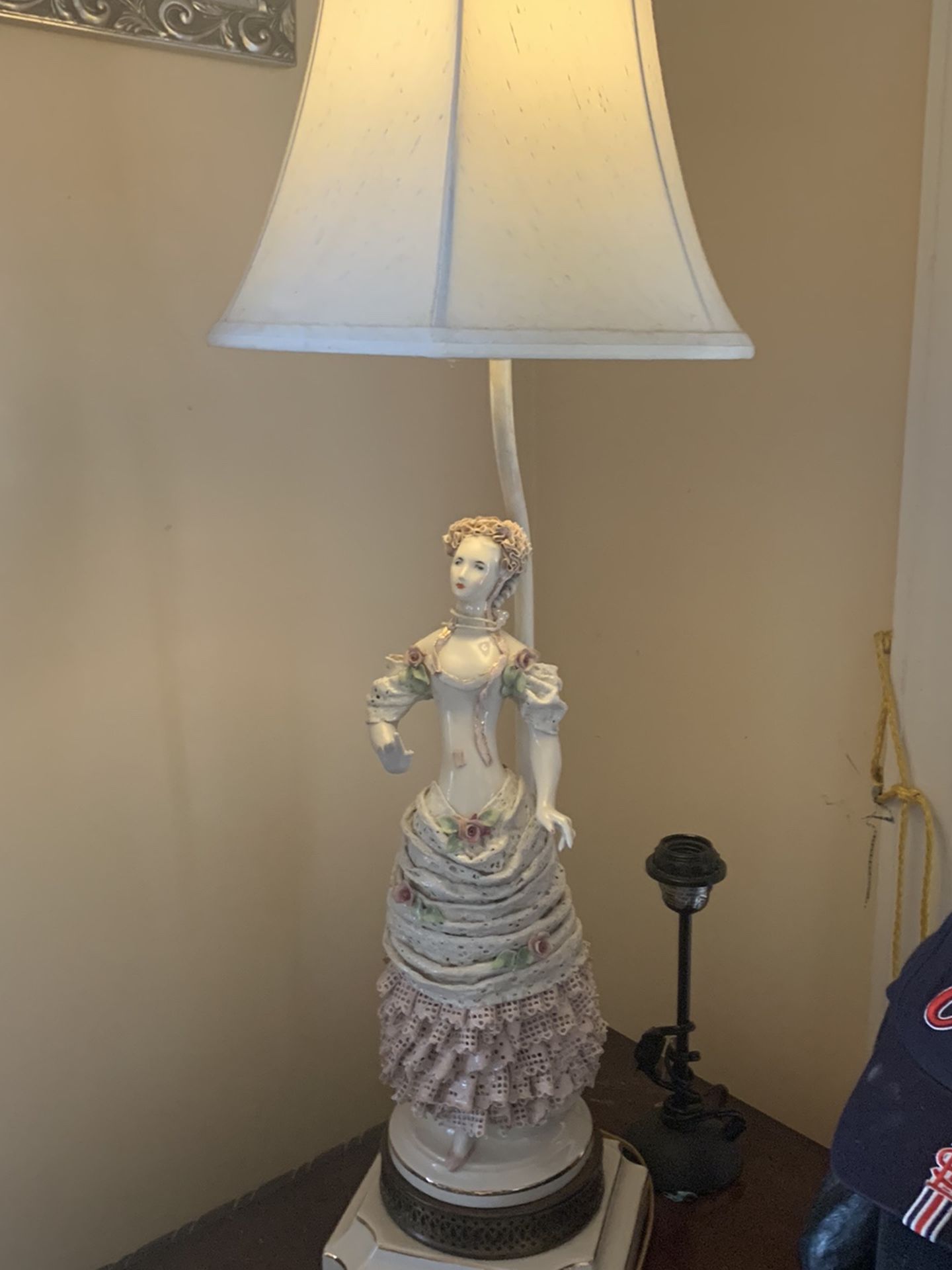 Vintage French provincial table Lamps