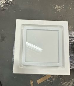 [010] 12" Ultra Quiet Bathroom Exhaust Fan with 6500K LED Light, 1.0 Sone 120 CFM, 10x10 Mount, 1500 LM Ceiling Ventilation Fan, Energy Efficient (650