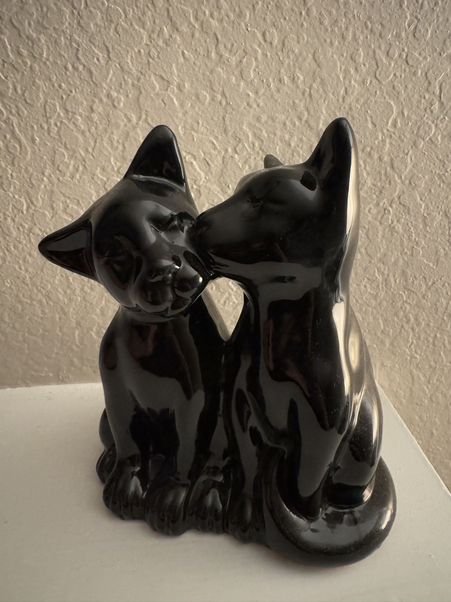 Vintage Ceramic Black Cats