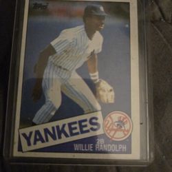 Authentic Willie Randolph Card