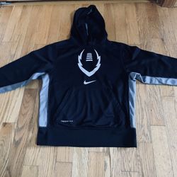 Nike Boys Therma Dri-Fit Football Hoodie Size S , Black, Excellent, NO flaws