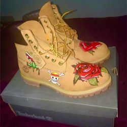 Custom Wheat Timberland boots (DeadStock) Size 9.5