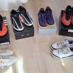 NIKE, ADIDAS, JORDAN'S SIZES 9.5-10