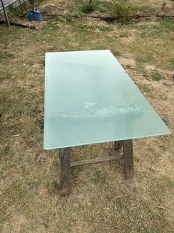 Glass table top