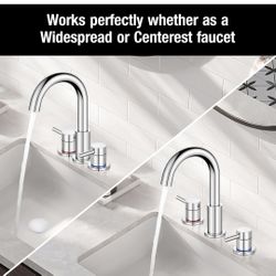 FGKQ Chrome Bathroom Faucet