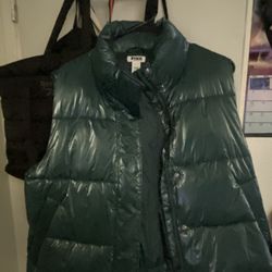 Pink Brand Puffer Vest 