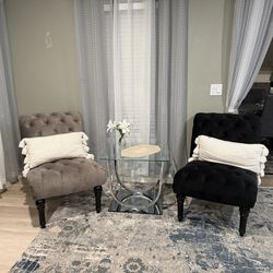 3 sofas with 2 chairs 3 coffee tables