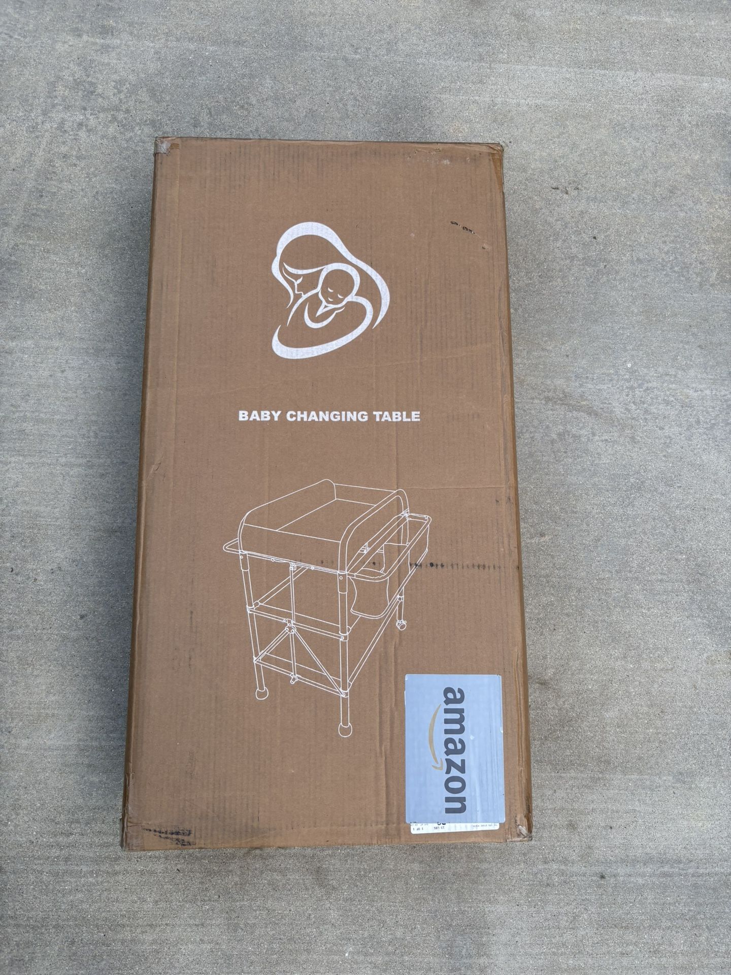 BEKA Diaper Changing Station, Portable Changing Table for Baby, Waterproof, Folding Portable Changing Station, Adjustable Height w/Organizer, Mobile N
